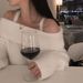 Women's Clothing Chic Off-Shoulder Knit Sweater Women's Fashion Faux Mink Top Loose Fit Long Sleeve Elegant Neck Winter Warm_ecoleips.com