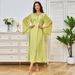 MT340 Women's Embroidered Long Dress Elegant Rhinestone Detail Cross Border Foreign Trade Style Muslim Fashion Clothing_ecoleips.com