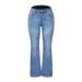 Women’s Clothing New Arrival Standalone Ladies Stretch Slim Flared Denim Trousers Super Hot_ecoleips.com