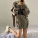 Women's Clothing Autumn And Winter New Korean Version Student Printed Hooded Loose Jacket Tops For Women_ecoleips.com