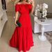 Women's Clothing Summer New Women's Fashion One Shoulder Short Sleeved Swing Long Dress_ecoleips.com