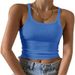 Aria Basics Aria Basics Cross-Border Camisole European And American Style Women's Summer Hot Girl Outerwear Thin Vest Crop Milk Silk Top_ecoleips.com