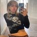 Retro European And American Style Women's Abstract Skull Long Sleeve T-Shirt Unique Street Style Cropped Top for Spring_ecoleips.com