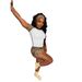 European American Style Women's Raglan Color Block Sports Yoga Set Elastic Headband Spring Summer Clothing_ecoleips.com