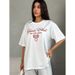 American Fashion Unique Niche Print Summer New 100% Cotton Short Sleeve T-Shirt Hong Kong Style Versatile Casual Top_ecoleips.com