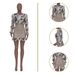 TS1208 Cross-Border Supply New European And American Women's Fashion Ruffled Floral Mesh Patchwork Bodycon Skirt_ecoleips.com