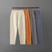 Women's Early Autumn Soft Patchwork Wool Knit Pencil Pants Elastic Waist Loose Versatile Carrot Style European American Fashion_ecoleips.com