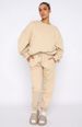 K Solid Color Round Neck Pullover Long Pants Women's Fashion Casual Long Sleeved Sweatshirt Set_ecoleips.com