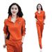 Women's Casual Sports Suit Slim Stand Collar Sweater Wide Leg Pants Two Piece Set Fashionable Spring Autumn 2024 New Style_ecoleips.com