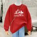 Women's Korean Style Fleece Lined Thickened round Neck Sweatshirt Loose Casual plus Size Top Stylish And Youthful Autumn Winter 2023_ecoleips.com