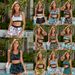 Elegant Backless High-Waisted Conservative Swimwear Bikini Set with Adjustable Ties And Tropical Print for Women_ecoleips.com