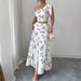 Women's Stylish Elegant Printed Blouse Skirt Two Piece Set Casual Comfortable Spring Summer Autumn Fashion Outfit_ecoleips.com