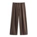 Women's Clothing Belt Straight Suit Jacket And Trousers_ecoleips.com