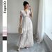 Women’s Clothing Temperament Elegant Lace Hollow Short Sleeved Long Dress Women's Clothing Spring And Summer_ecoleips.com