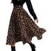 G-52206#Elegant Midi For Women Leopard Print Simple Fashion Slim Fit A-line Skirt_ecoleips.com