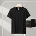 180G Premium Xinjiang Combed Cotton Short-Sleeve T-Shirt-Unisex Loose-Fit Round-Neck Cotton Base Layer For Versatile Sty_ecoleips.com