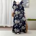 Women's Comfortable Breathable Maxi Dress Southeast Asian Style Printed Design Exclusive Wear for All Seasons_ecoleips.com