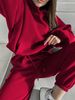 Women's Clothing autumn and winter women's clothing new fashion sports leisure sweater suit_ecoleips.com