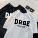 Women's Loose Short Sleeve T-Shirt 100% Cotton Breathable Summer Top Chic American/Hong Kong Style Letter Brand Design_ecoleips.com