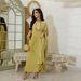 Verve MQ106 Arab Dubai Muslim Fashion Street Abaya Pullover Pleated Robe Large Size Dress_ecoleips.com