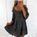 Aria Basics Aria Basics Cross-Border Princess Style European And American Off Shoulder Lace Strap Fashion Solid Color Loose Dress_ecoleips.com