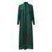 Verve Robe Muslim Clothing Long Fashion Elegant Cardigan Pleated Dress_ecoleips.com