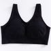 girl Factory Direct Supply Cross-Border Hot-Selling Size Glossy Silk Camisole Shaping Wireless Bra For Women With Large Bust_ecoleips.com