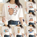 Bubu Dudu T-shirt Female Designer Anime Cute Girl Pattern Fun Harajuku T-shirt Summer Cotton Casual Breathable Loose Top_ecoleips.com