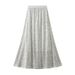 2025 Spring New Korean Style High Waist Sequin Mid-Length Bodycon Slimming Half Skirt D9962_ecoleips.com