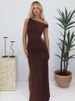 Mozision Oblique Shoulder Backless Sexy Maxi Dress For Women Fashion Off-shoulder Sleeveless High Waist Bodycon Club Long Dress_ecoleips.com