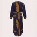 Autumn Foreign Trade Indepent Station Elegant Middle Eastern Women's Muslim Robe Long Printed Long-sleeve Dress_ecoleips.com
