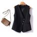 Aria Basics European And American Foreign Trade Independent Site Cross-border 2025 Spring New Women's Casual Solid Color_ecoleips.com