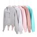 Scuba High Neck Half Zip Sports Fitness Yoga Suit For Women Loose Long Sleeve Fleece Lined In Stock_ecoleips.com