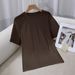 Women's Essential Soft-Stretch Crewneck Tee Casual Breathable T-Shirt Multi-Wear Functionality Multiple Colors_ecoleips.com