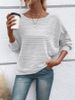 K New Comfortable Casual Solid Color Long Sleeved Round Neck Knitted Sweater Pullover T-shirt_ecoleips.com