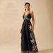 Elegant Women's Sleeveless Jumpsuit V-Neck Wide Leg Romper Deep Plunge Neckline Casual Comfortable plus Size_ecoleips.com