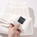 Women's Waffle Knit Shorts High Waisted Summer Lounge Shorts With Pockets Stretchy Breathable Casual Athletic Shorts (Black/White/Grey/Mist Blue)_ecoleips.com