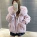 2025 Autumn And Winter Imitation Fox Fur Collar Sheep Shearing Fur Coat Women's Autumn And Winter Korean Version Hooded Short Wool Coat_ecoleips.com