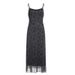 European American Retro Unique Floral Mesh Patchwork Camisole Dress, Sweet And Cool Hot Girl Style Niche Sexy Long Dress_ecoleips.com