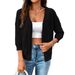 Women's Clothing Lightweight Knitted Cardigan For Women, Lace-Up V-Neck Summer Cover-Up Boho Kimono_ecoleips.com