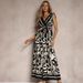 Summer Fashion Casual V Neck Sleeveless Jumpsuit Women's Printed Independent Store Trousers European And American_ecoleips.com