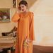 Verve TY-21506 Plus Size Dubai Arab Muslim Fashion 2025 New V-Neck Embroidered Robe_ecoleips.com