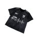 Unisex Dark Retro American Style Short Sleeve Summer Top Trendy Harajuku Style Women's Clothing Hot Sale_ecoleips.com