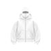 Unisex Double Hooded Y2K Face Mask Sweatshirt Unique 2025 New Style Loose Fit for Cross Border Trade Women's Clothing_ecoleips.com