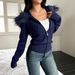 Diyun European And American Style Casual Plush Long-Sleeve Sweatshirt Coat Sweater Women's Fashion 2025_ecoleips.com
