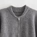 Autumn Zip-Up Knit Cardigan Jacket – Pilot-Inspired Stand Collar Unisex Sweater Coat_ecoleips.com