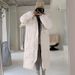 Winter Long Puffer Coat For Women – Knee-Length Quilted Jacket, Thickened Oversized Hooded Parka, Elegant & Warm Casual Outerwear_ecoleips.com