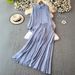 Premium Korean Style Fashion Set for Women Loose Fitting Long Sleeved Shirt And Top Two Piece Set with High Waisted Slimming Skirt Elegant And Stylish_ecoleips.com