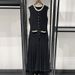 Women's Clothing Single Niche Spring And Summer Flower Pearl Button Contrast Trim Round Neck Sleeveless Knitted Sweater Dress 25148_ecoleips.com