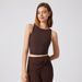 Seamless Yoga Sports Bra For Women - Breathable Nylon Workout Top, No Wire, Full Coverage, Lightweight & Comfortable For Running, Gym, Fitness_ecoleips.com